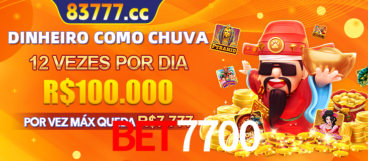 Banner do programa de recompensas Recomende para amigos do bet7700, detalhando os bônus por convidar amigos, com prêmios que chegam a R$288.888.
